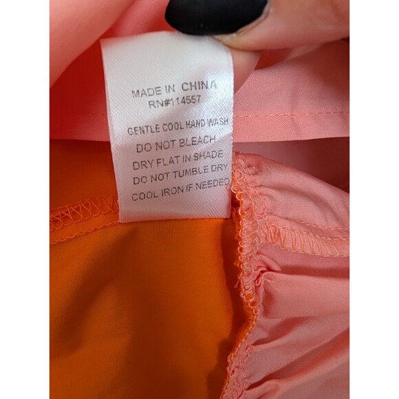 Anthropologie THML Sleeveless Midi Dress Lined Tiered Color Block Women's Sz M - Picture 5 of 9